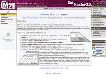 Tablet Screenshot of cutmaster2d.com